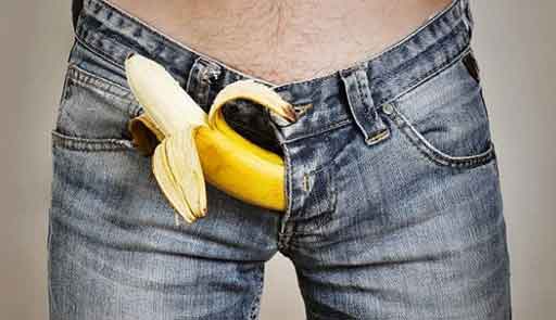 банан из джинс